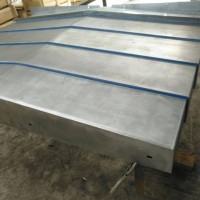 伸缩式钢板防护罩 机床附件生产厂家 配件 丝杠保护套